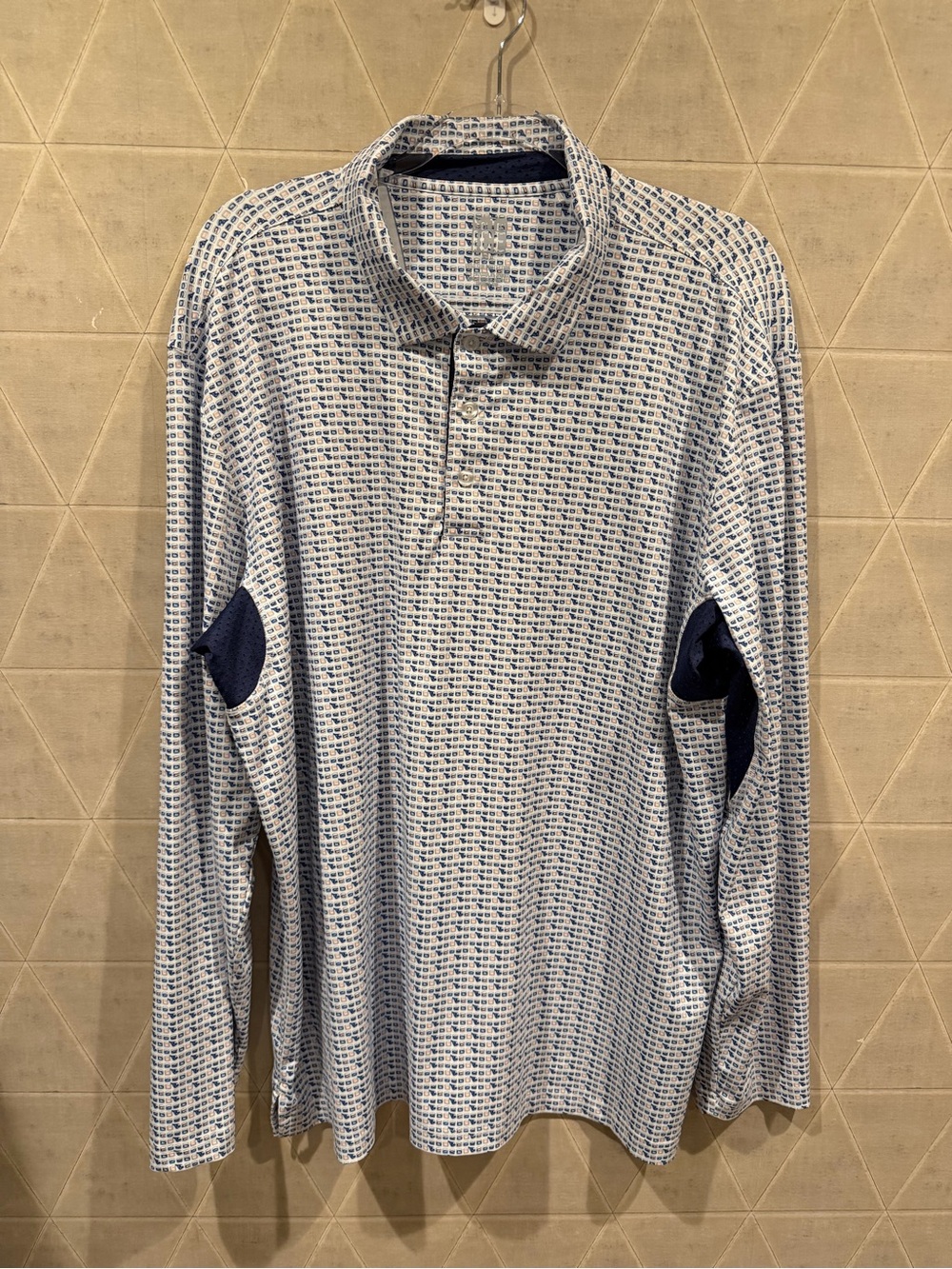 San Soleil long sleeve polo shirt XL